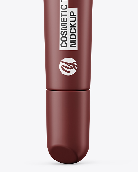 Matte Cosmetic Tube Mockup