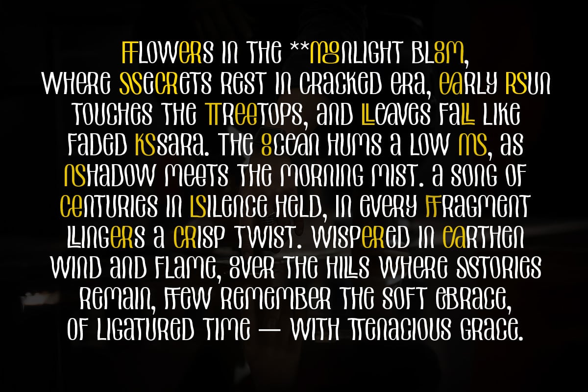 Echolette Breeze - Playful Condensed Display Font