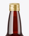 Dark Amber Glass Bottle Mockup