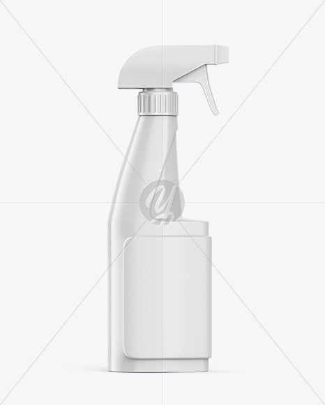 Matte Trigger Spray Bottle Mockup
