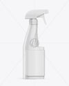 Matte Trigger Spray Bottle Mockup