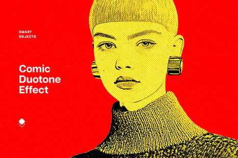 Comic Duotone Photo Effect - Add-Ons
