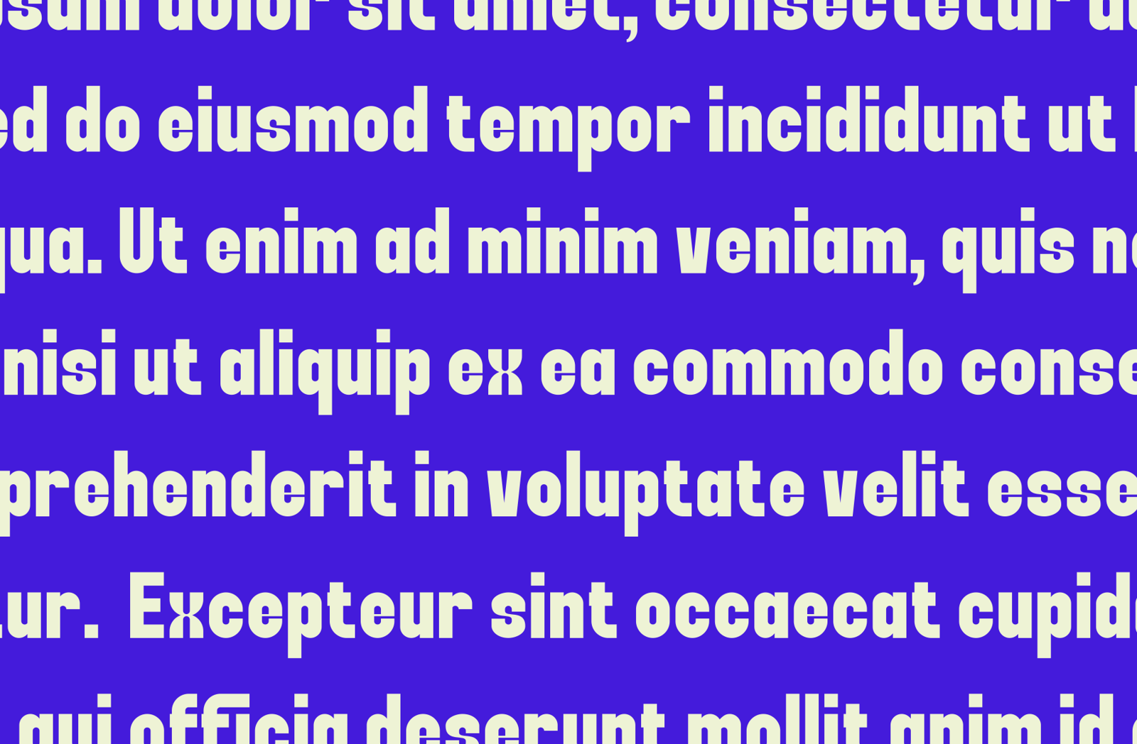 Godrop - Condensed Display Font