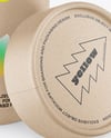 Kraft Paper Tube with Tea Mockup