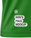 Men's Short Sleeve Raglan Polo Mockup