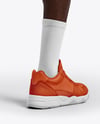 Black Man Wearing Full Basketball Kit Mockup