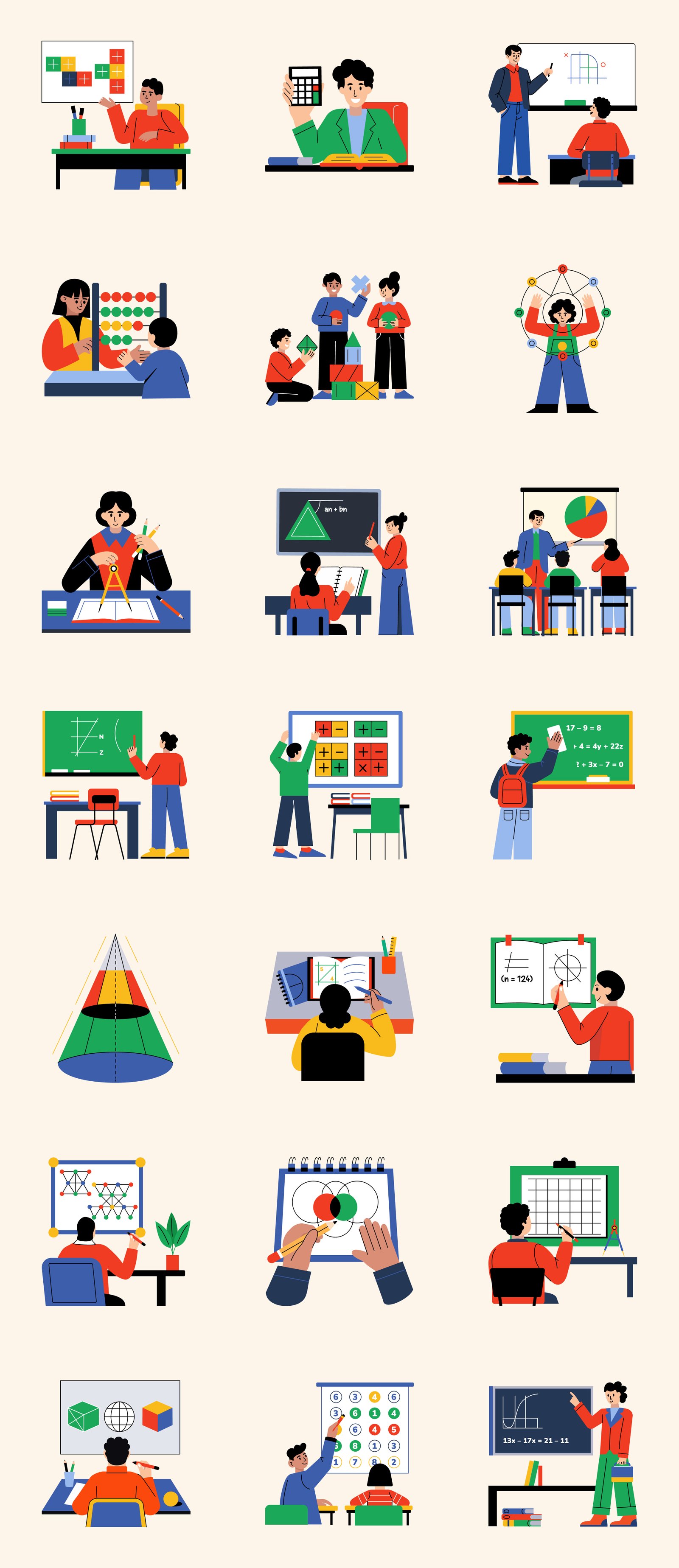 Math Illustrations Collection