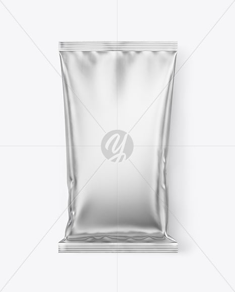Matte Metallic Package Mockup