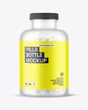 Frosted Pills Bottle Mockup