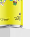 Glossy Aluminium Can Mockup