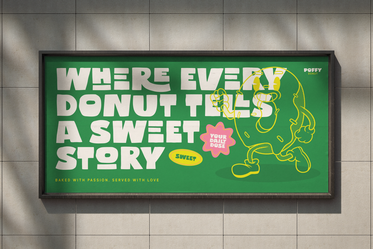Poffy - Quirky Bold Display Sans Font