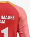 Training Long Sleeve Jersey Mockup -Back View