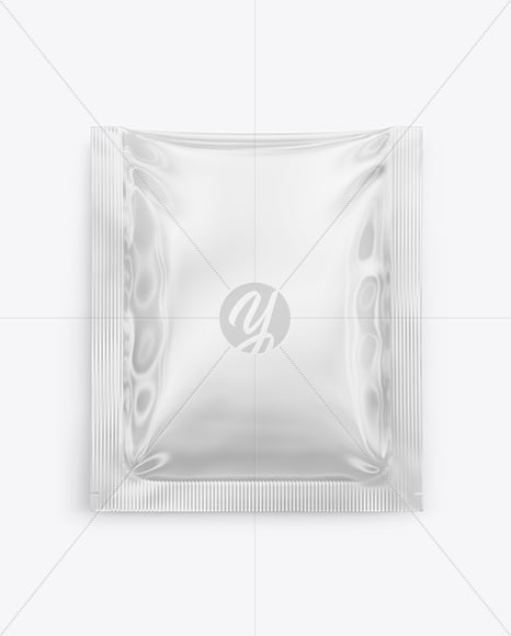 Glossy Sachet Mockup