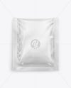 Glossy Sachet Mockup