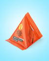 Matte Triangular Package Mockup