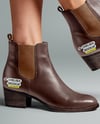 Chelsea Boots on Woman's Legs Mockup