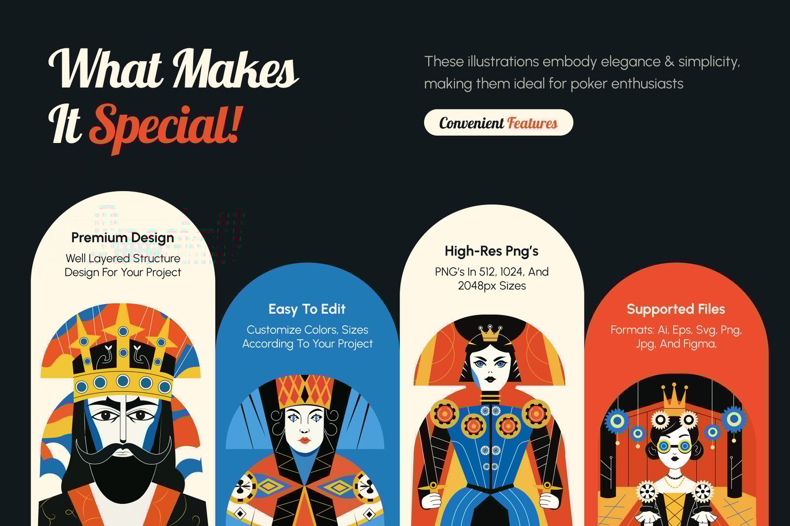 Poker Illustration Art Set