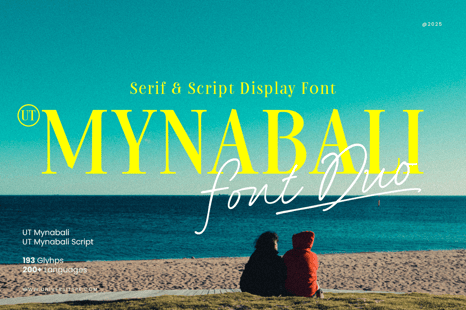 UT Mynabali Font Duo - Stylish fonts
