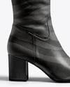 Women's High-Knee Boot Mockup