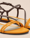 Pair of Women's Strappy Sandals Mockup