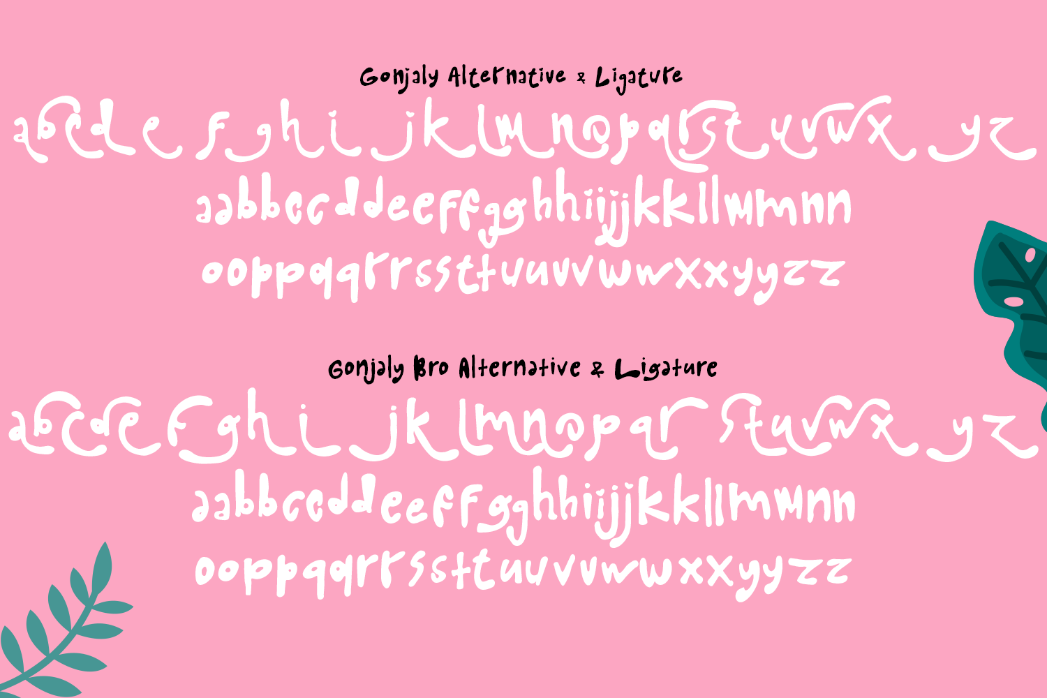 Gonjaly Hand Drawn Font