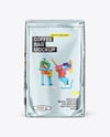 Metallic Coffee Bag Mockup