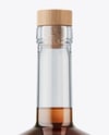 Black Rum Bottle Mockup