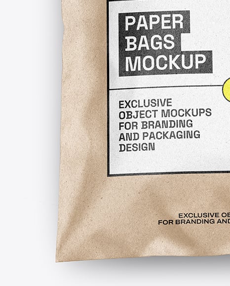 Kraft Paper Mailing Bag Mockup