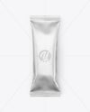 Matte Metallic Snack Package Mockup