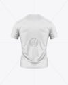 V-Neck Rugby Jersey Mockup - Back View