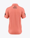 Men's Short Sleeve Shirt Mockup - Back View