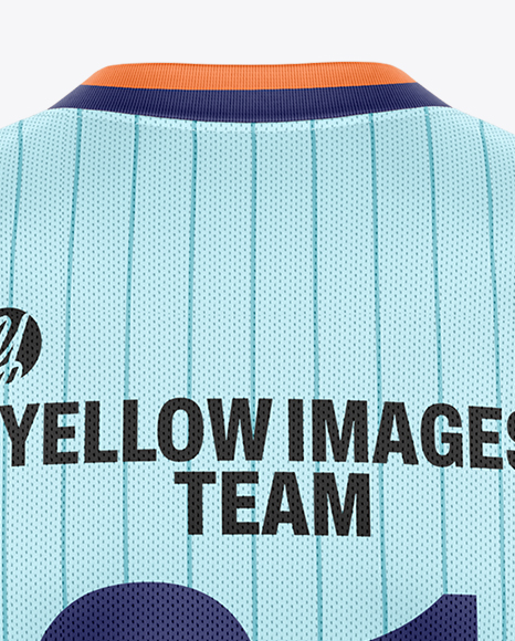 Baseball Jersey Mockup - Back View