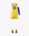 Women's Basketball Kit Mockup - Back View