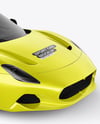 Sport Car Mockup - Front Half Side View