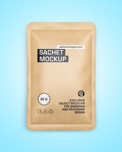 Kraft Sachet Mockup