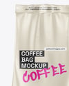 Matte Coffee Bag Mockup