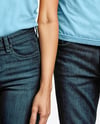 Young Couple Wearing T-shirt and Jeans Mockup