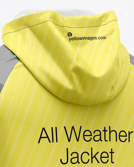 Hooded All Weather Jacket Mockup