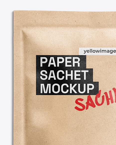 Kraft Paper Sachet Mockup