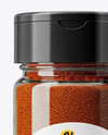 Spice Glass Jar with Smoked Paprika Mockup