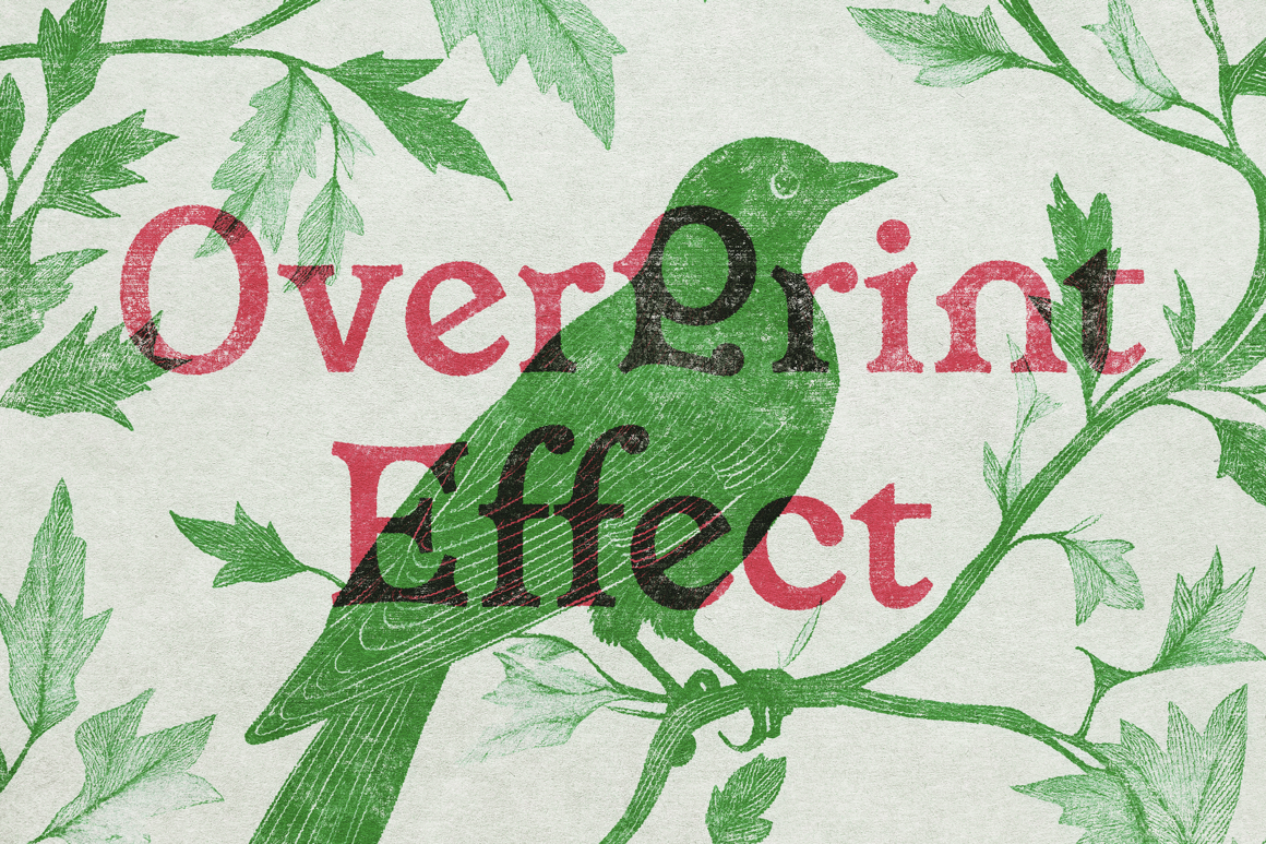 Vintage Overprint Grunge Effect