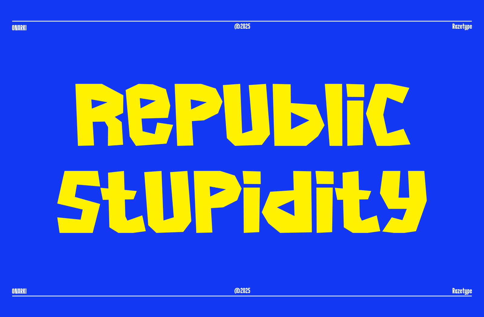 Onarki - Graffiti Style Typeface