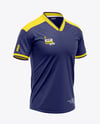 Men's V-Neck Jersey Mockup