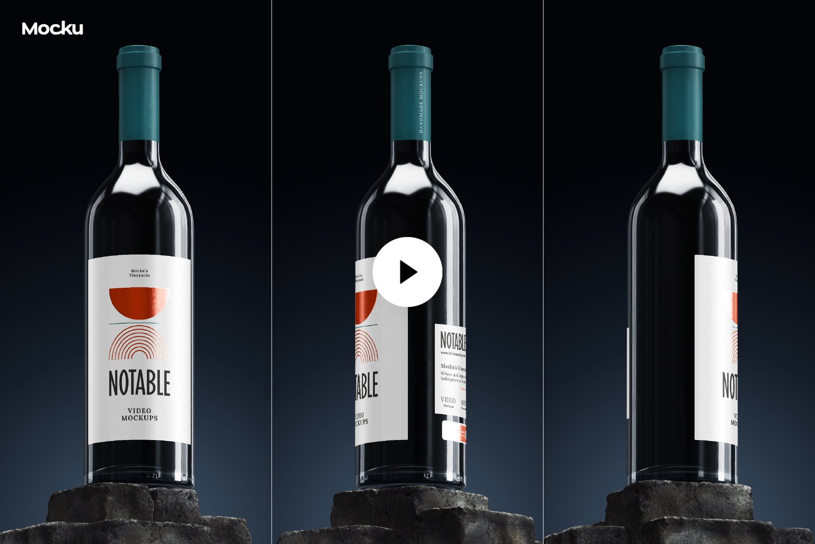 Bordeaux Wine Video Mockup - Notable Collection