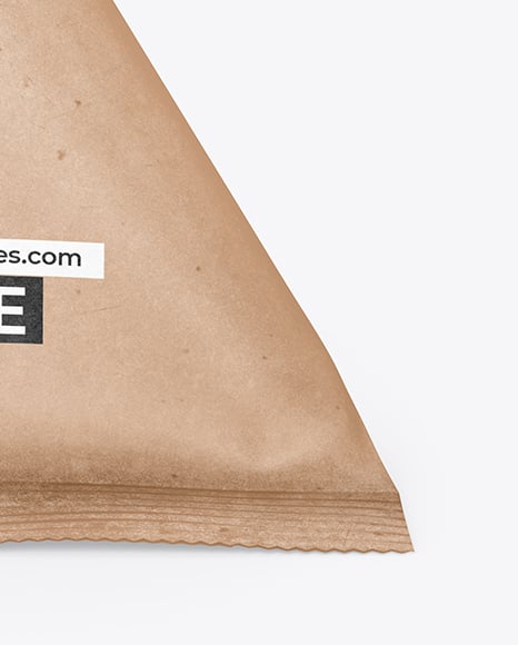 Kraft Triangular Package Mockup