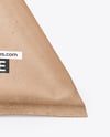Kraft Triangular Package Mockup