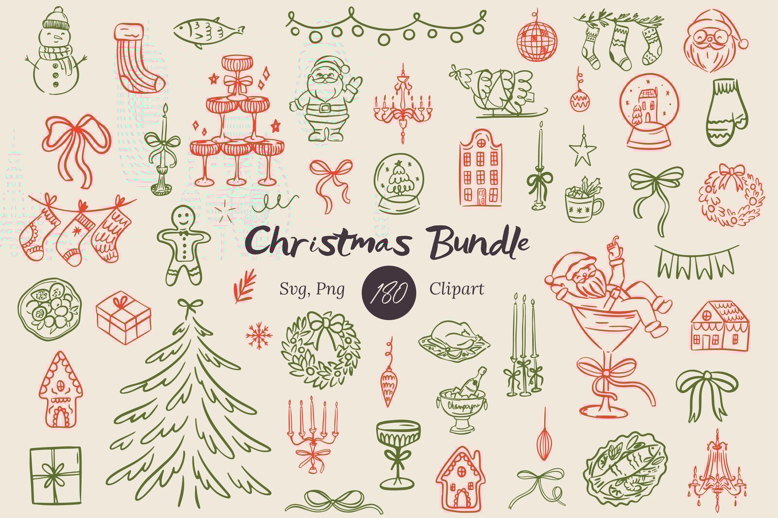 Christmas Clipart Bundle