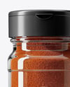 Spice Glass Jar with Smoked Paprika Mockup