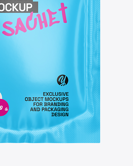 Matte Sachet Mockup