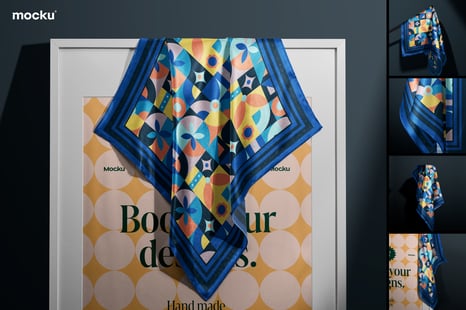 Silk Scarf Mockups - Studio Series 04 - Creative Store
